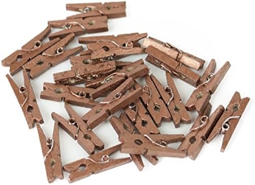 Canvas Corp Buğday Clothespins-25 Mini Clothespins, 25 Parça