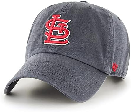 '47 St. Louis Cardinals Baba Şapkası Beyzbol Şapkasını Temizliyor-Kömür