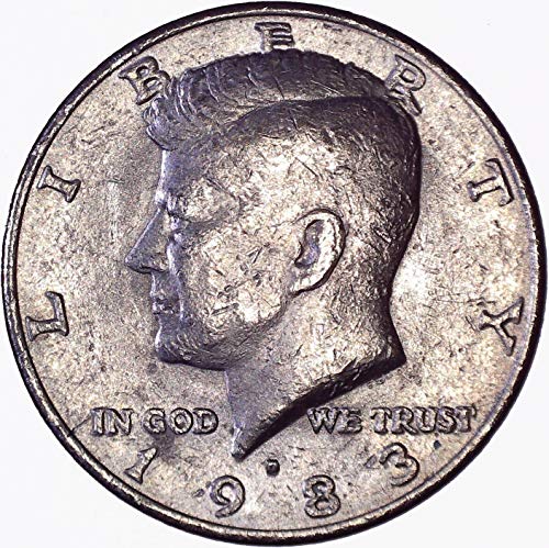 1983 D Kennedy Yarım Dolar 50C Fuarı