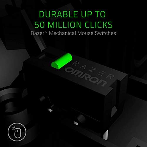Razer Basilisk Oyun Faresi: 16.000 DPI Optik Sensör-Chroma RGB Aydınlatma - 8 Programlanabilir Düğme-Mekanik Anahtarlar-Özelleştirilebilir
