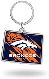NFL Denver Broncos Eyalet Şekli Anahtarlık