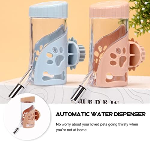 Mipcase İçecek Dispenseri Plastik Su Şişeleri Köpek Su Şişesi Asma Dispenseri: Otomatik Evcil Köpek Yavrusu İçme