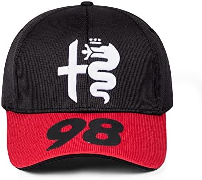 Alfa Romeo Yarış F1 2023 Theo Pourchaire 98 Takım beyzbol şapkası Siyah