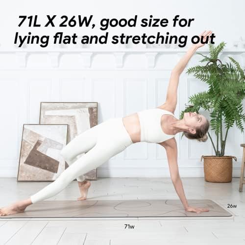 Wegym Premium Yoga Mat 4mm Kalın Büyük egzersiz matı kaymaz Anti-Gözyaşı Fitnesss Mat Erkek kadın Çevre Dostu Yoga