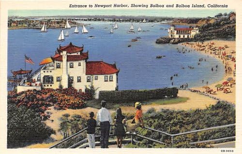 Balboa Adası, Kaliforniya Kartpostalı