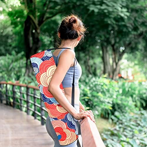 Gelenek Klasik Desen Yoga Mat Çanta Tam Zip Yoga Taşıma Çantası Kadın Erkek, egzersiz yoga matı Taşıyıcı Ayarlanabilir