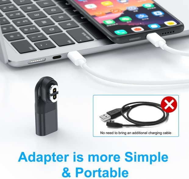 DuHeSin Manyetik USB Tip C dişi adaptör Şarj Dönüştürücü AfterShokz Aeropex / Shokz OpenRun Mini / OpenRun / OpenRun