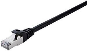 V7-Kablolar V7CAT7FSTP-50C-BLK 50 cm 7 Ağ Cihazı için Ağ Kablosu44; Siyah