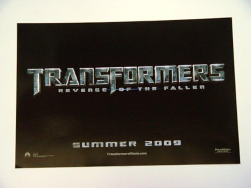 Transformers İntikamı Düşmüş San Diego Comic Con 13. 5x20 Poster