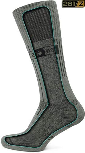 281Z Askeri Demi Sezon Nefes Buzağı Üzerinde Ordu Üniforma Çizme Çorap (Yeşillik Yeşil)