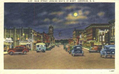 Anderson, Güney Carolina Kartpostalı