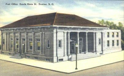 Sumter, Güney Carolina Kartpostalı