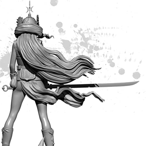 ETRİYE 1/24 Fantezi Temalı Antik Kadın Samurai Reçine Karakter model seti Boyasız ve Demonte Minyatür Kiti / / Ne7-84