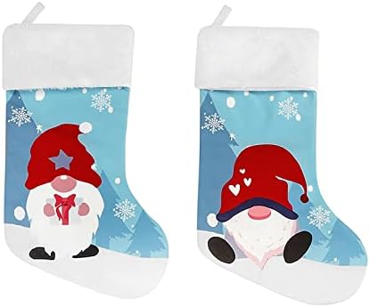 Noel Çorap 18 Büyük Noel Çorap Süs Noel Çorap ile Sahte Kabartmak için Noel Ağacı Süsler Ev Tatil Süslemeleri Mini
