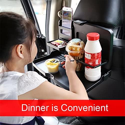 Araba Tepsisi Masası, Çok Fonksiyonlu Taşınabilir Katlanabilir Araba Arka Koltuk Tepsisi Masası, Yiyecek içecek yemek