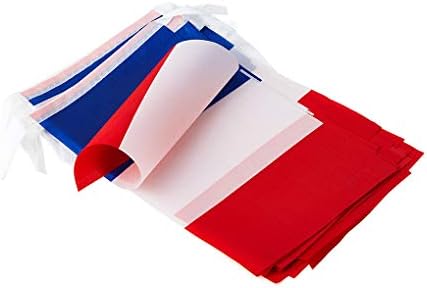 Fransa bayrakları Fransız küçük dize Mini bayrak flama afiş süslemeleri