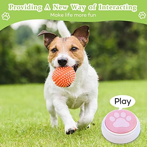 DAUH Köpek Konuşma Düğmesi Seti, 8 Köpek Düğmesi, İletişim için 30 Saniye Köpek Düğmeleri, Köpekler için Akıcı Evcil