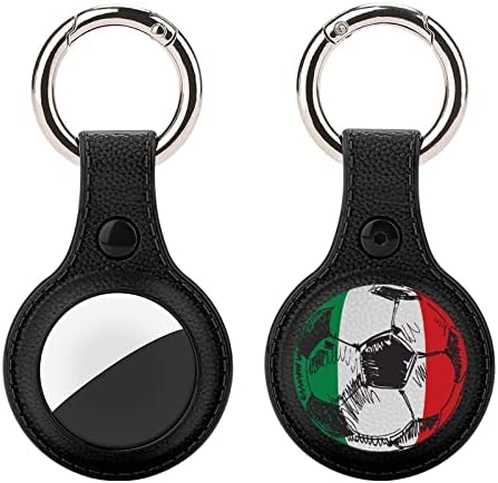 İtalya Bayrağı Futbol Futbol Tutucu AirTag Anahtarlık TPU Koruyucu Kılıf Kapak Bulucu Etiketi Cüzdan Bagaj Evcil