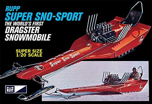 MPC Rupp Süper SNO-Spor Kar Dragster 1: 20 Ölçekli Model Seti, Fabrika Rengi