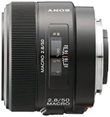 Sony Alpha Dijital SLR Fotoğraf Makinesi için Sony 50mm f/2.8 Makro Lens