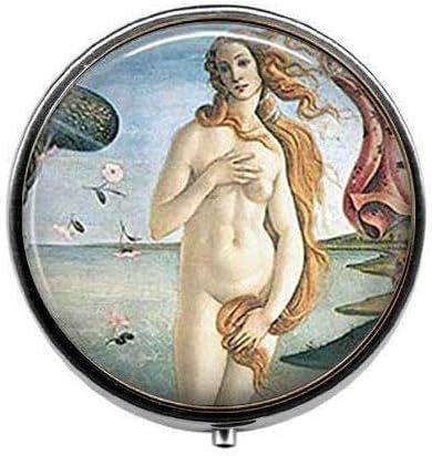 Venüs Doğum Rönesans Sanatı Venüs Mücevherat-Sanat Fotoğraf Hap Kutusu-Çekicilik Hap Kutusu-Cam Şeker Kutusu