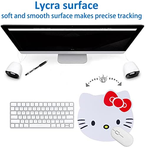NTSEOT Hello Kitty Mouse Pad, Bilgisayar Laptop için Sevimli Mouse Pad-Hello Kitty Aksesuarları-Kadınlar için Mousepad,