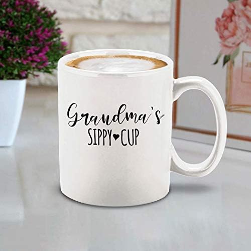 shop4ever ® Büyükannenin Damlatmaz Bardak Seramik Kahve Kupası Yeni Büyükanne için Hamilelik Duyurusu Hediyesi
