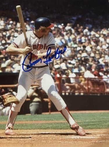 Carney Lansford İmzalı 8x10 Fotoğraf - İmzalı MLB Fotoğrafları
