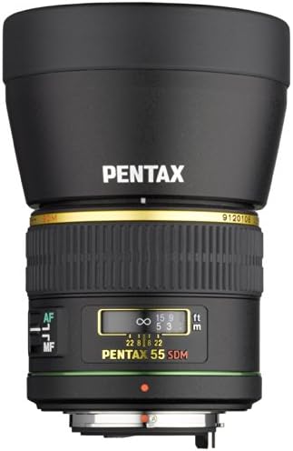 Pentax SMC DA 55mm f/1.4 SDM Başbakan Standart Lens w/ Kılıf Pentax Dijital SLR Kameralar için