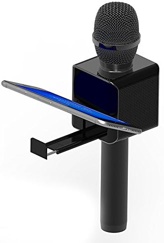 Tzumı PopSolo-Akıllı Telefon Tutuculu Şarj Edilebilir Bluetooth Karaoke Mikrofon ve Ses Mikseri-Her Yaş için Harika