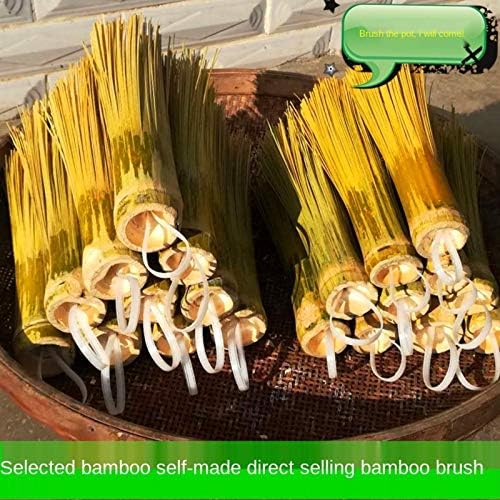 Geleneksel El Yapımı Bambu Fırça tencere fırçası Bulaşık Fırçası Boşluk Temizleme Fırçası Bulaşık Fırçası Doğal Bambu