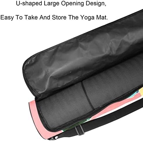 Yoga Mat Çantası, Parke Zemin Üzerine Basketbol Sahası Kat Planı Egzersiz Yoga Matı Taşıyıcı Tam Fermuarlı Yoga Matı
