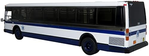 1980 Grumman 870 Gelişmiş Tasarım Transit Otobüs MTA New York şehir otobüsü B64 Coney Island 1/87 Diecast Model İkonik