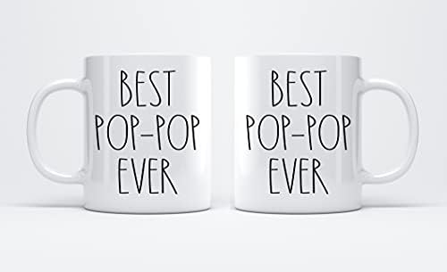 Şimdiye Kadarki en iyi Pop-Pop Kahve Kupası-Noel Hediyeleri-Pop-Pop Doğum Günü Hediyeleri Kahve Kupası-Babalar Günü