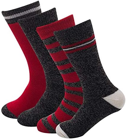 Çorap İnanılmaz Şık erkek 4 Pairs Termal Çorap Kış Aşırı Soğuk Hava Kalın Ekip Çizme Çorap
