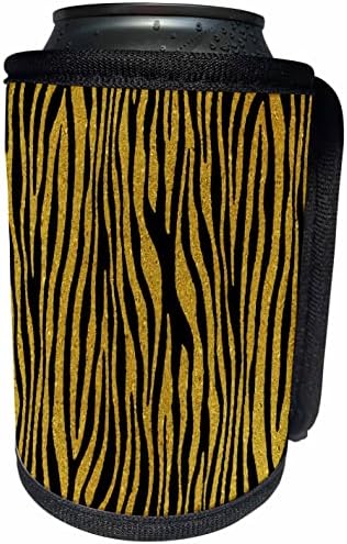 3dRose Zengin Zebra Desenli Yetmişli Kamuflaj-Can Soğutucu Şişe Sargısı (cc_355380_1)