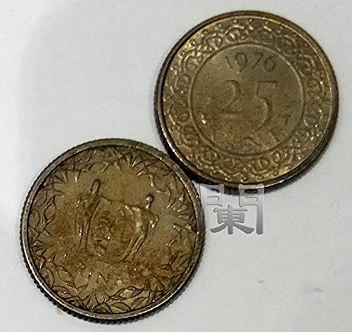 Surinam 25 Noktalı Bakır Nikel Paraları 25 sanctuaryCoin Koleksiyonu hatıra parası
