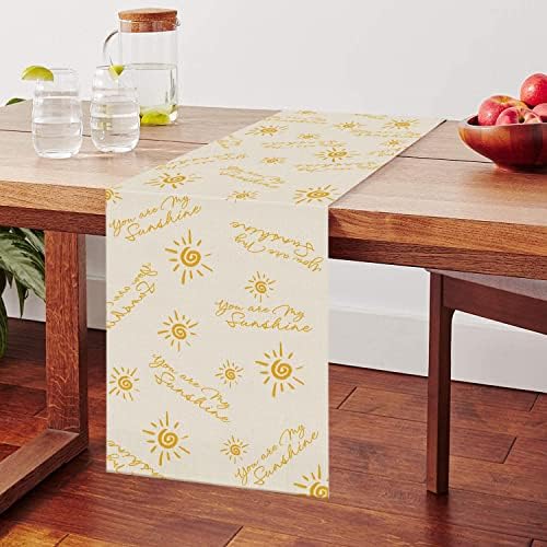 Yaz Masa Koşucu Güneş Yaz Masa Süslemeleri Mevsimsel Dresser Ev Mutfak yemek masası Parti Dekor 13x72 İnç