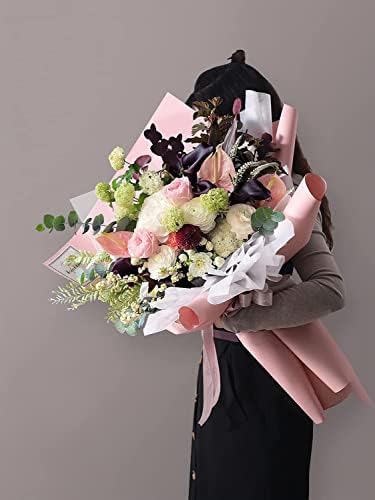 KIMHOME Kore Vintage Stil Taze Çiçek Ambalaj Kağıdı Su Geçirmez Çiçek Buketi Hediye Paketleme Malzemeleri Çok Renkler