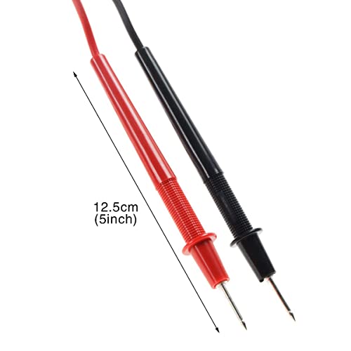YXQ Muz Fiş Multimetre Prob Kalem Test ara kablosu Sopa 2.6 Ft 1000V Siyah Kırmızı Çift Dijital Multimetre Metre