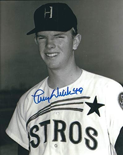 İmzalı Larry Dierker 8x10 Houston Astros fotoğrafı