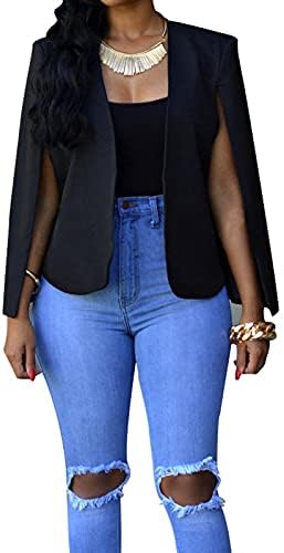 Kadın Blazers ve Takım Elbise Ceketleri İş Ofis Ceket Dış Giyim Uzun Kollu Yaka Ceket 2023 Moda Blazer