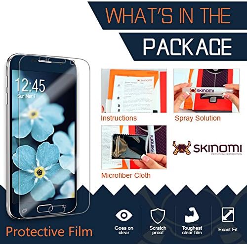 Skinomi Fırçalanmış Alüminyum Tam Vücut Cilt Samsung Galaxy Z Flip 3 ile Uyumlu (Tam Kapsama) TechSkin ile Anti-Kabarcık